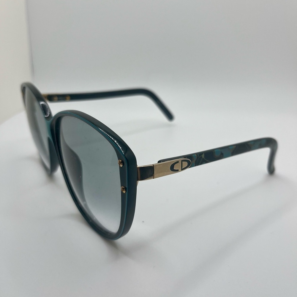 Christian Dior black and blue vintage sunglasses. Made in Germany 2277 90. - Picture 12 of 12